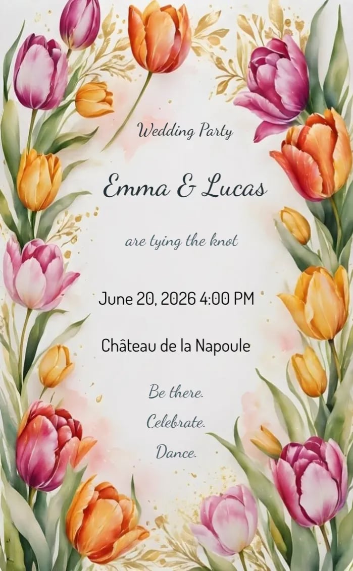 Invitation card Wedding Party 2 - wedding