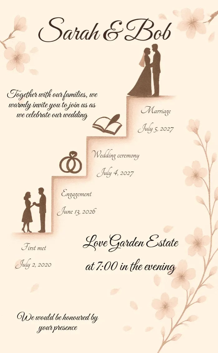 Invitation card wedding-card - wedding