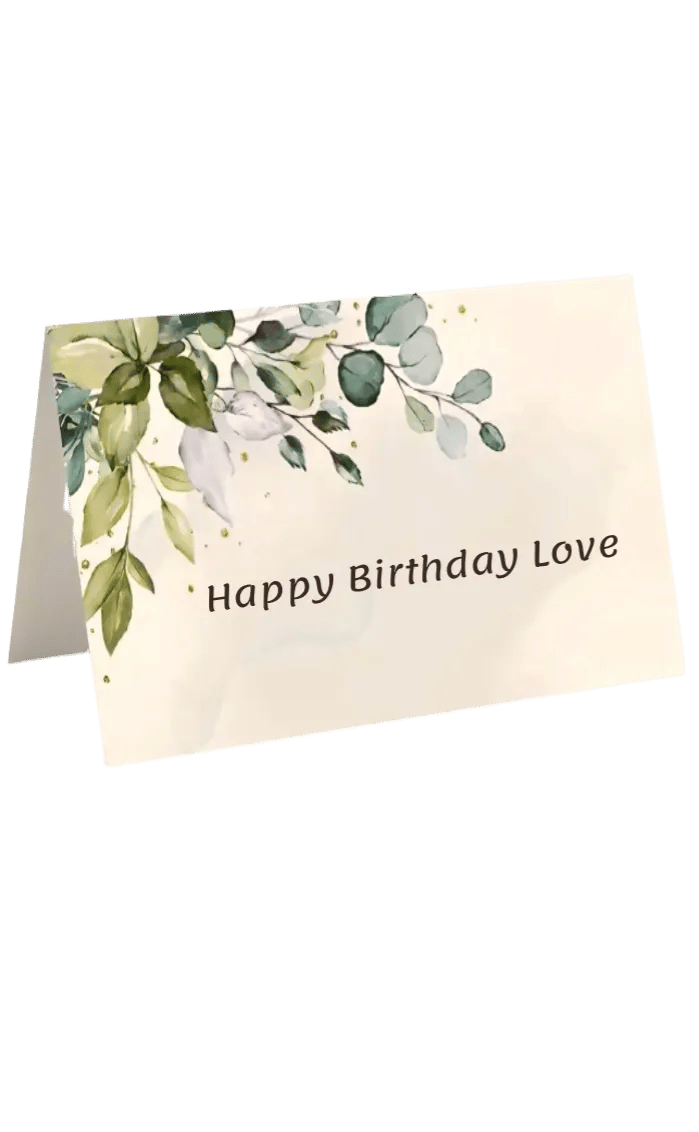 Invitation card hbd love - birthday